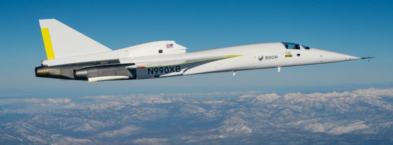 Сверхзвуковой самолет Boom XB-1 преодолел звуковой барьер